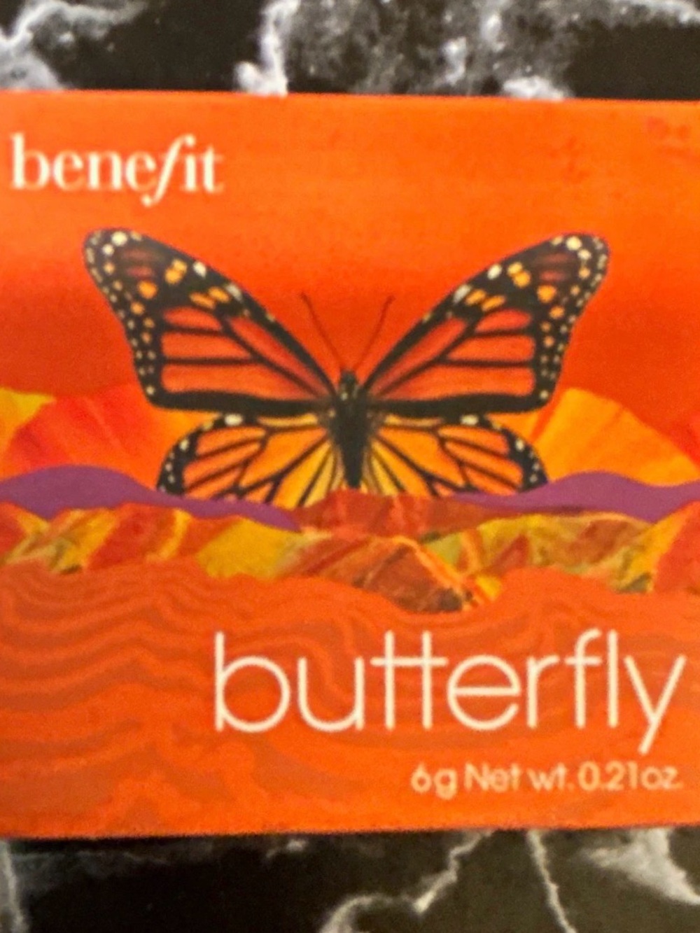 Benefit Orange Butterfly Blush